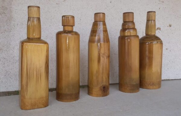 Bamboo Water Bottle – Handmade Eco-Friendly Bottle