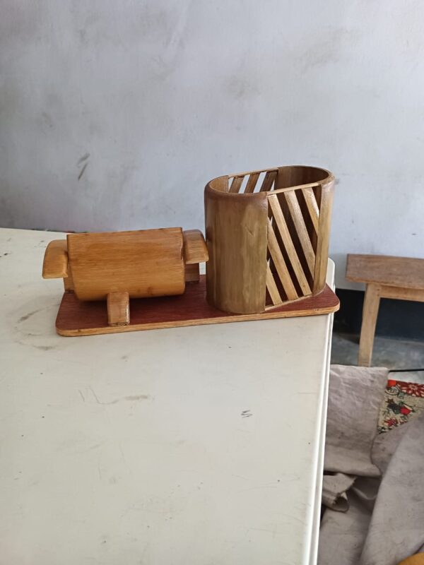 Bamboo Mobile Stand