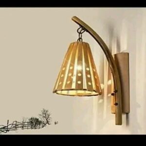wall hanging bamboo lamp