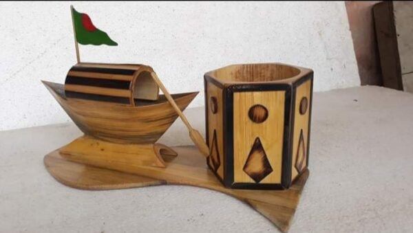 Bamboo Pen Holder
