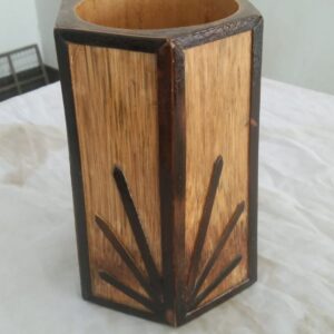 bamboo pen holder
