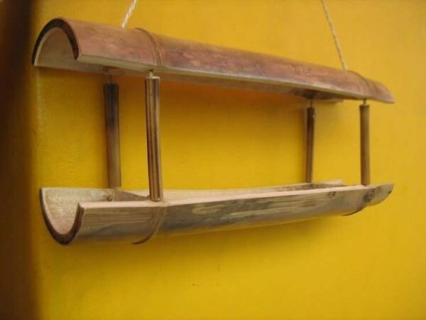 Bamboo Hanging Plant Holder