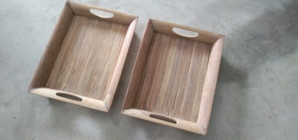 Bamboo serving tray