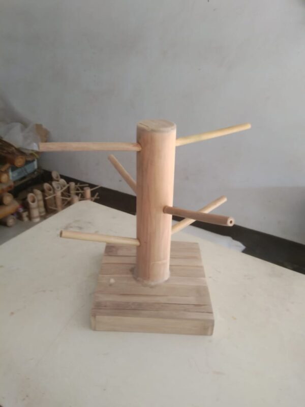 wooden bangle stand