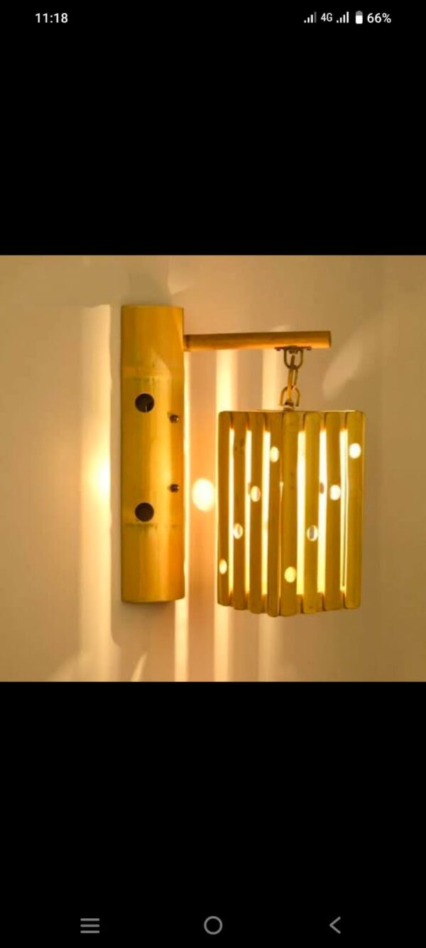 wall hanging bamboo lamp - Image 5