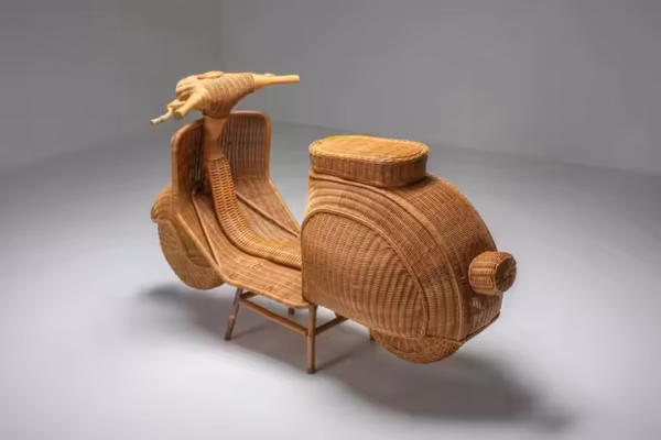 Bamboo Toy Scooter – 100% Unique Handmade Decor - Image 2
