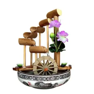 handmade bamboo water fountain